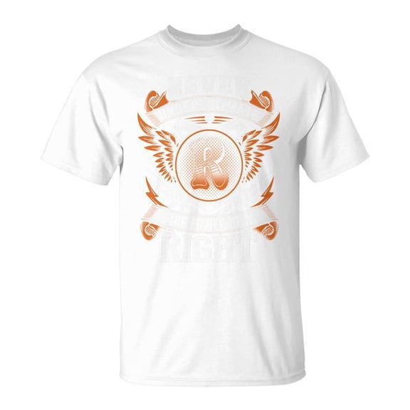 SPEEDRUN Never Underestimate The Power Of Right Right Name T-Shirt