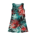 thumbnail image 4 of YOUYEDIAN Hawaiian Dresses for Teens Crewneck Sleeveless Sun Dresses 2026 Summer Beach Palm Tree Printed Dresses Cute Red Midi Dress,Red 5-6 Years, 4 of 6