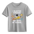 thumbnail image 4 of ATOGUTA Girls T-Shirts Crew Neck Short Sleeve Basic Tees Casual Summer Tops Gray, Size 3T-10, 4 of 6