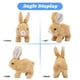 thumbnail image 3 of Juguete de conejito de peluche Hoppearl, conejo saltarín interactivo, 18 cm, 3 of 7