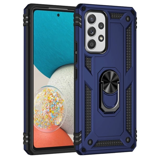 Funda de teléfono para Samsung A53 de Uso Rudo Shockproof + Cristal 9D