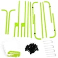 thumbnail image 3 of Garvee 7 x 4 ft Volleyball Re-bound Net, Adjustable Angle Training Re-bounder for Spiking, Setting & Passing, Portable Durable Practice Equipment for Indoor Outdoor Use, Light Green, 3 of 7