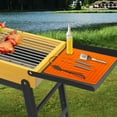 thumbnail image 2 of Ongmies Silicone Grill Mat with Drip Pad – Washable Bbq Utensils Holder, Protective Kitchen Counter Mat for Cooking, Griddles, and Bbq (Spatula & Utensils Mat), 2 of 5