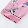 thumbnail image 7 of SILVERCELL 1-6T Toddler Girls Pajamas Sets Satin Silk Button Down Shirts Top Pants 2-Piece Pjs Sleepwear Loungewear, 7 of 7