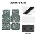 thumbnail image 4 of Honeii Farm Animal Print Car Foot Mat Four-Piece Set - Front & Rear Universal Car Floor Mats for SUVs, Trucks, Sedans, 4 of 7