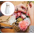 thumbnail image 2 of Lightweighted Flower Vases Flower Holder With Ceramic Look Designing Flower Bottle For Weddings And Parties White, 2 of 4