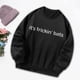 thumbnail image 2 of Ropa para hombre y mujer, sudadera, Tops, sudadera a la moda, jersey estampado con cuello redondo para el hogar, mochilero, viajes, caminar por la , SG, 2 of 8