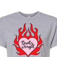 thumbnail image 3 of Bratz - Bratz Angel - Flames - Juniors Cropped Cotton Blend T-Shirt, 3 of 5