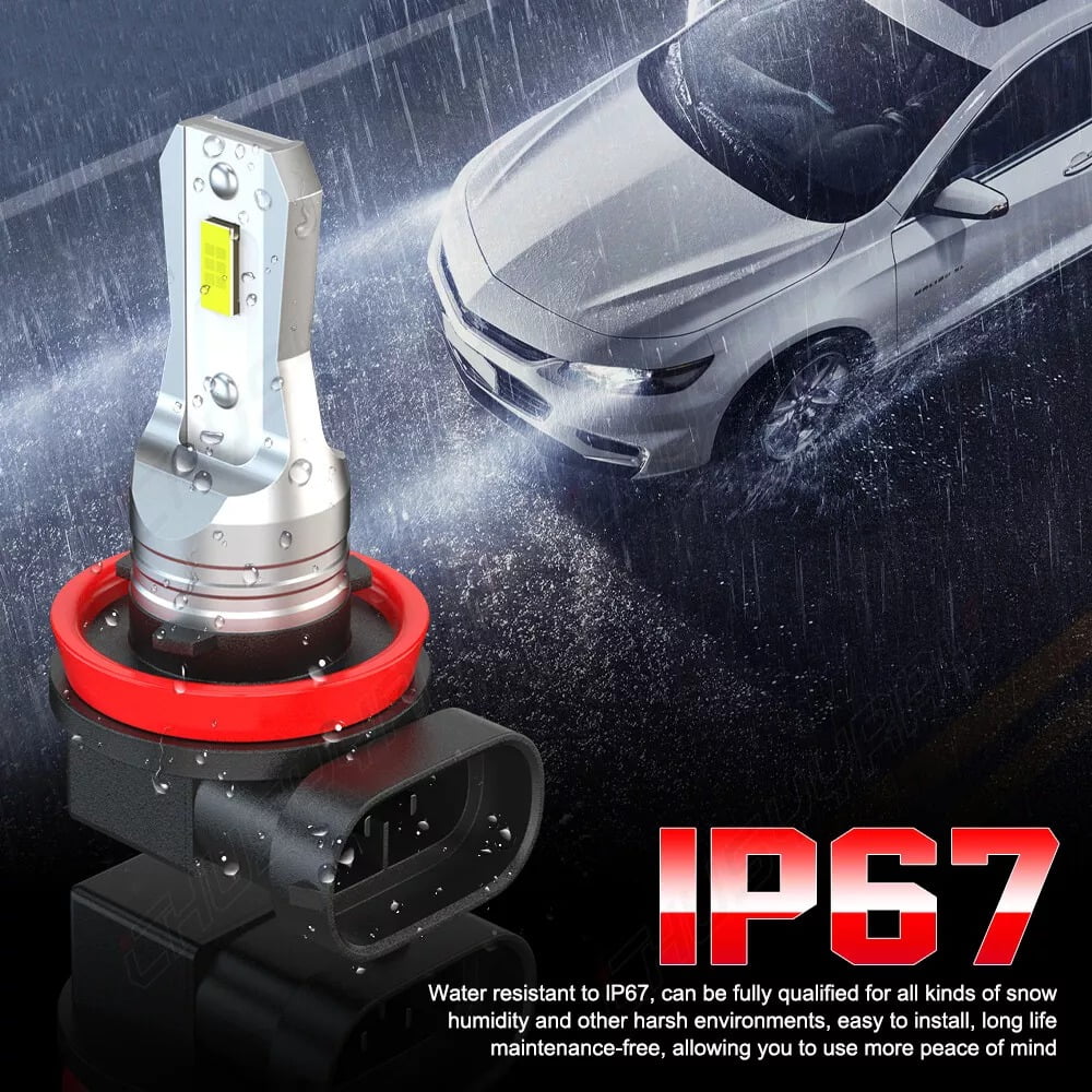 For 2011 2012 2013 2014 Toyota Sienna LED Headlight High Low Beam Fog Light Bulbs Kit 6000K White 6x
