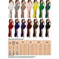 Chic Polyester Spandex Long Dresses for Women VNeck Sleeveless Solid