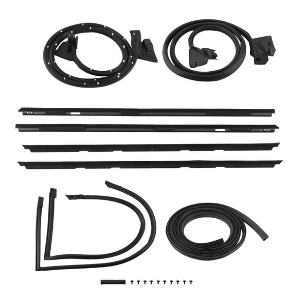 maXpeedingrods Complete Weatherstripping 9x Sit Fit for Chevrolet Monte Carlo SS Coupe Replace 128555
