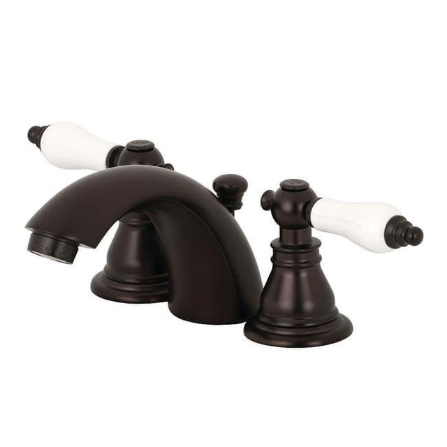 Kingston Brass KB955APL Traditional Mini-Widespread Lavatory Faucet - Oil Rubbed Bronze