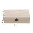 thumbnail image 5 of Soumake Jewelry Box Decorative Retro Wood Solid Color Trinket Case for Table, 5 of 8