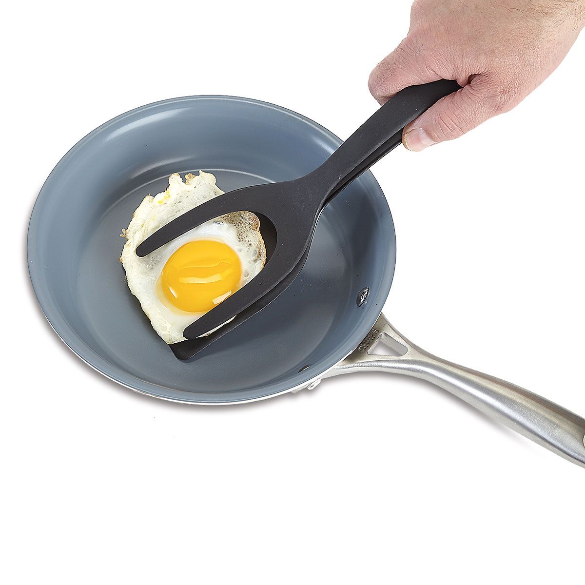 Egg Turner Double Spatula to Easily Flip Eggs, Pancakes, Burgers and