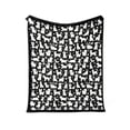 thumbnail image 2 of DIY Dog Doodle Coloring Blanket for Adults, Soft Polyester Flannel Throw with 5ml Markers and Paintbrushes, Interactive Stress Relief Art Kit, Customizable Decorative Blanket for Home Sofa Bed Gift, 2 of 7