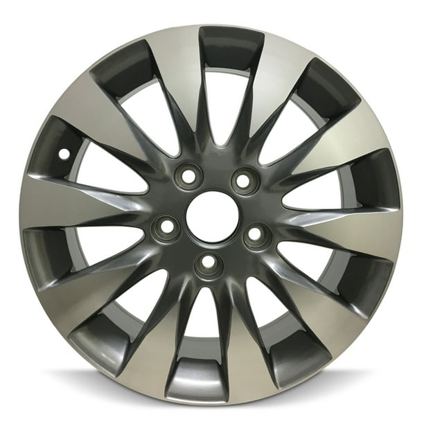 Road Ready 16 Aluminum Wheel Rim For 2009 2011 Honda Civic 5 Lug 4 50 Walmart Com Walmart Com