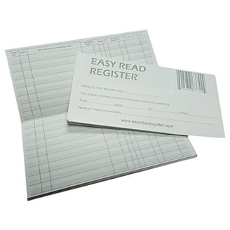 Adams Check Payment And Deposit Register - 8.5x11 Inches, Pack Of 2 Accounting Books