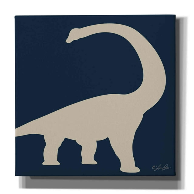 Epic Graffiti 'Dino II' by Lauren Rader, Canvas, Wall Art, 12"x12"