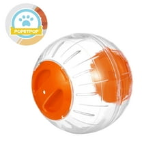OULII Hamster Running Wheels Safe Play Wheel for Hamster Plastic Orange 1Pack
