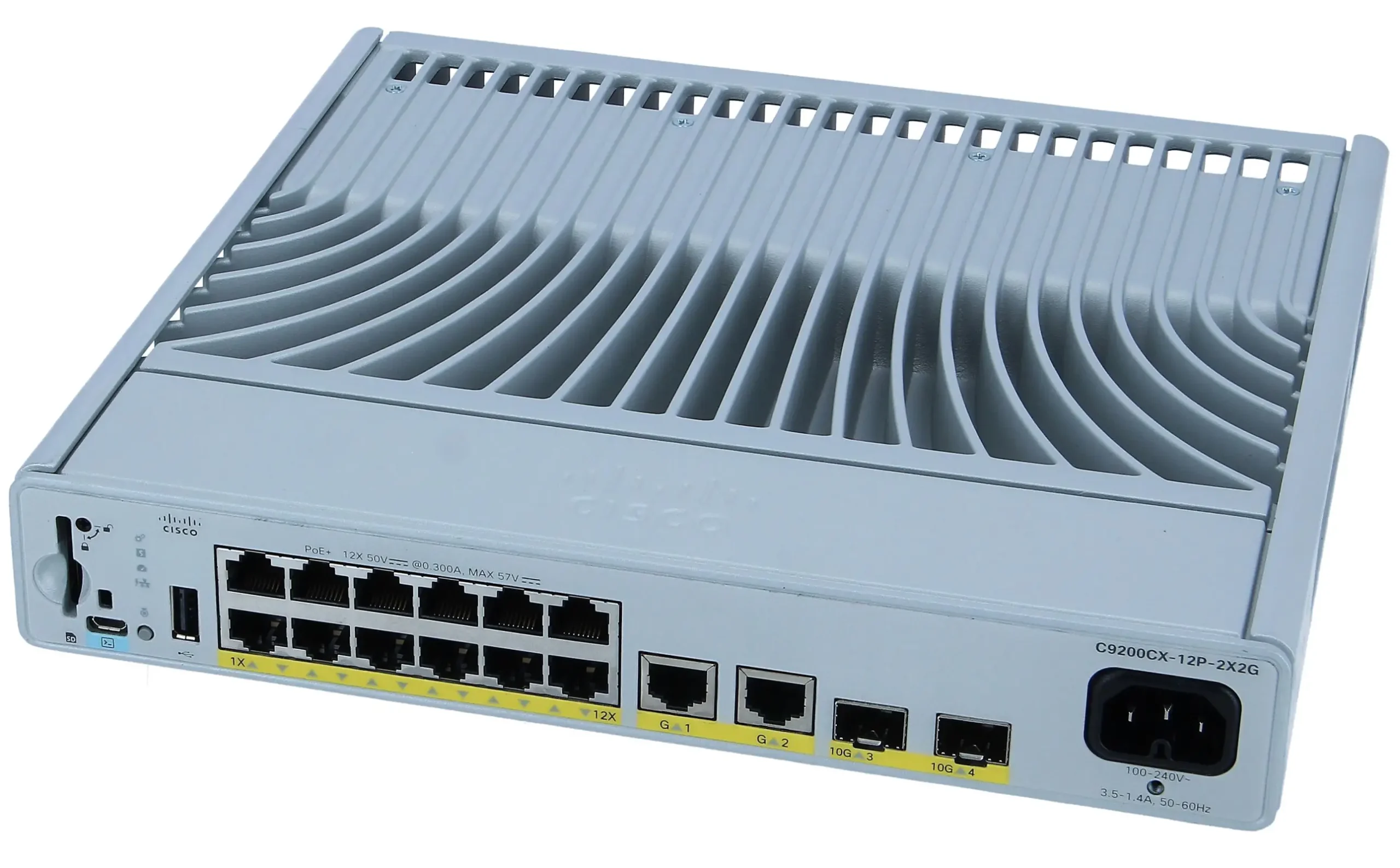 Cisco Catalyst 9200CX-8P-2X2G-E Compact 8-Port PoE+ Managed Switch with 2 SFP+ Uplinks – Network Essentials – Enterprise-Grade – New Sealed