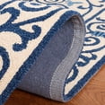 thumbnail image 5 of Safavieh Chelsea Aragon Oriental Wool Runner Rug, Ivory/Dark Blue, 2'6" x 6', 5 of 11
