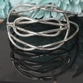 thumbnail image 5 of Sunsoul By Touchstone Indian Bollywood Handcrafted Illustrious Latitude Pattern Stylish Look Designer Jewelry Cuff Bracelet In Silver Tone For Women, 5 of 6