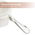 thumbnail image 4 of Anley 1.5" Plastic Flagpole Mounting Rings Set - Anti Wrap 360° Rotatable Ring with Carabiners (White, Pack of 2), 4 of 7