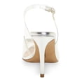 thumbnail image 2 of INC Womens Clear Clear Adjustable Rhinestone Padded Kenina Pointed Toe Stiletto Buckle Slingback 6.5 M, 2 of 4