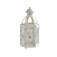 thumbnail image 2 of White Gold Vintage Glass Wind Lamp Candle Holder, Hanging Tea Light Decor, By Meiiso, Large Inventory!, 2 of 9