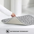 thumbnail image 4 of Bike chains Pattern white Front Door Mat, Indoor Mats for Bedroom Bathroom Kitchen, Floor Mat Non-Slip, Soft Carpet Floor Cover Machine Washable Entryway Mat - 20x31.5in, 4 of 5
