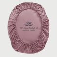 thumbnail image 4 of LINENWALAS Full Fitted Sheet, 100% Bamboo Silk Sheet, 300 Thread Count, 16" Deep Pocket Bedsheet (Lilac, Full), 4 of 9