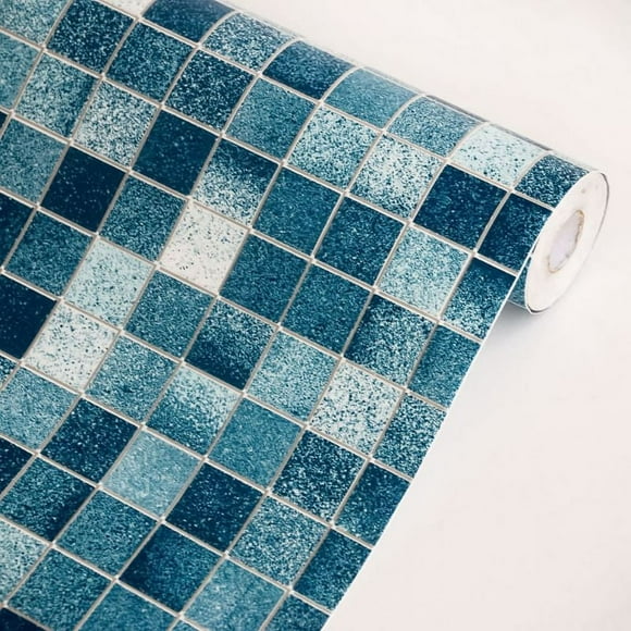Blue Mosaic - Self-Adhesive Wallpaper Home Decor(Roll)