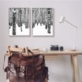 thumbnail image 2 of Stupell Indtries Rtic Winter Forest Scene Black White Birch Trees,16 x 20,Design by Design Fabrikken, 2 of 7