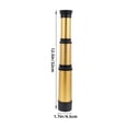 thumbnail image 2 of CNKOO 1Pack Mini Telescope for Kids with Golden Color and Cylindrical Shape for Outdoor Use, 2 of 8