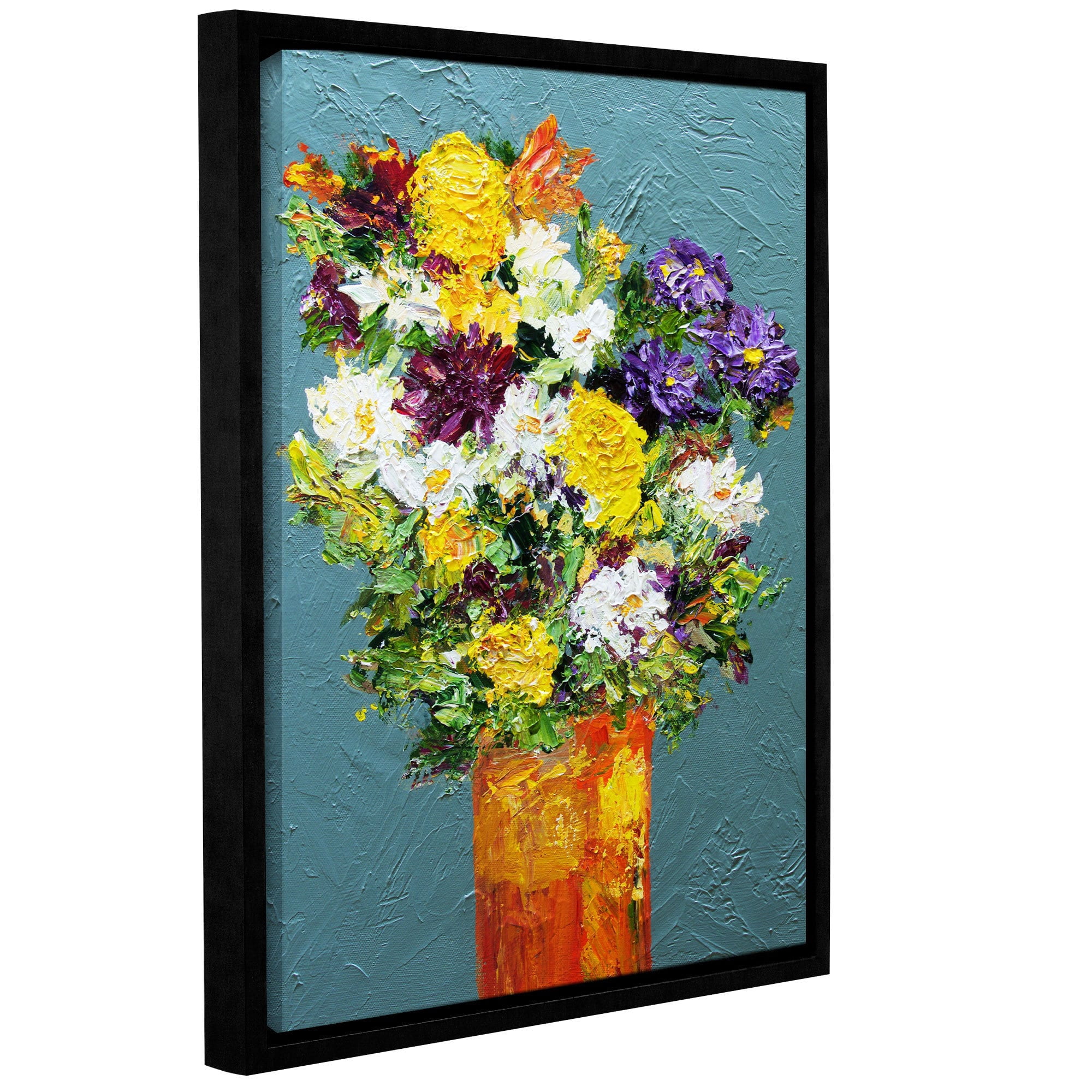 ArtWall Allan Friedlander "Bundle of Joy" Gallery-Wrapped Floater-Framed Canvas