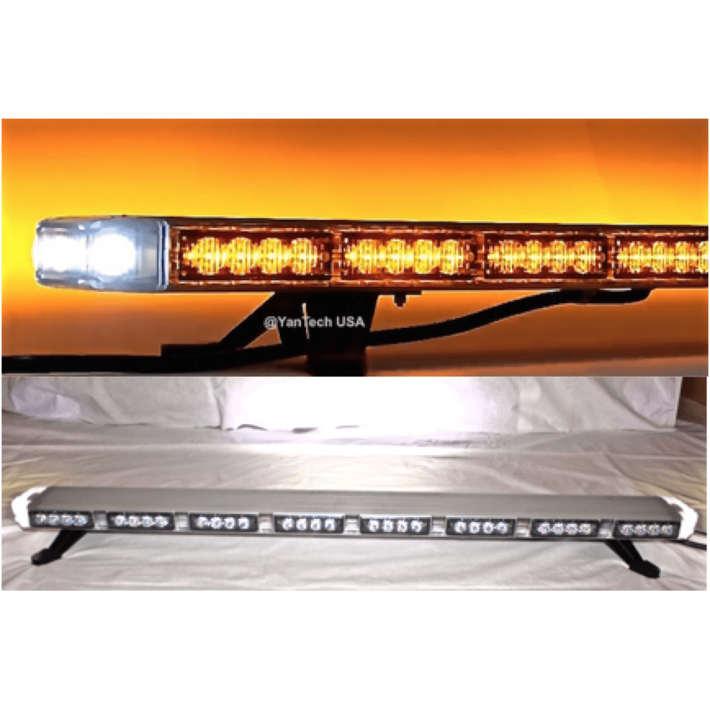 47" Amber LED Emergency Light Bar Flashing Tow/Plow Truck Wrecker w
