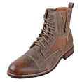 thumbnail image 1 of Ferro Aldo Andy Mens Ankle Boots | Combat | Lace Up | Fashion | Casual | Brown 6.5 M US, 1 of 6