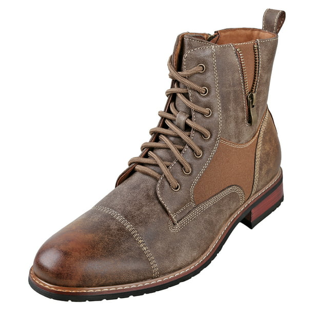 han Forenkle Ansøgning Ferro Aldo Andy Mens Ankle Boots | Combat | Lace Up | Fashion | Casual |  Brown 12 M US - Walmart.com
