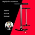 thumbnail image 3 of High Pressure Bike Bicycle Tire Pump 300bar 30mpa 4500psi 3 Stage Hand Pcp Pump For Air Rifles Air Gun,Air Compressor,Inflator ,Long Lasting, 3 of 7