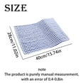 thumbnail image 2 of Premium Cotton Dish Cloths Super Soft Absorbent Quick Drying Waffle Plaid Kitchen Dish Rags Hand Towels for Washing Dishes 11x16 inch Blue, 2 of 3