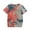 Grey, variant on LUOGENLI Female T-shirts for Womens Personality Casual T Shirt Moon Summer New Tie Dye Short Sleeve Women T-shirts for Women Graphic Tee Funny St. Patrick's Day Blue M