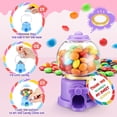 thumbnail image 5 of Candy Party Favors with 5.7 Inch Mini Candy Dispenser Toy Thank You Cards Mini Bubble Gumball Machines for Land Birthday Valentine's Day Party Decorations Favors, 5 of 8