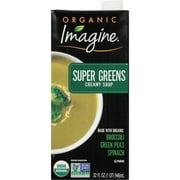 Imagine Organic Gluten-Free Creamy Super Greens Vegetable Soup, 32 fl oz Carton