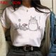 thumbnail image 2 of Totoro Studio Ghibli Verano top Camiseta Femenina streetwear harajuku Blanco ulzzang Blanca, 2 of 4