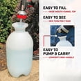 thumbnail image 3 of 1-Gallon Pump Sprayer, SureSpray Translucent Tank with Easy Fill Funnel-Top Opening, Adjustable Cone Nozzle & 34" Long Reach Hose – Used for Fertilizer, Pesticides, Weeds & Pests, 3 of 6
