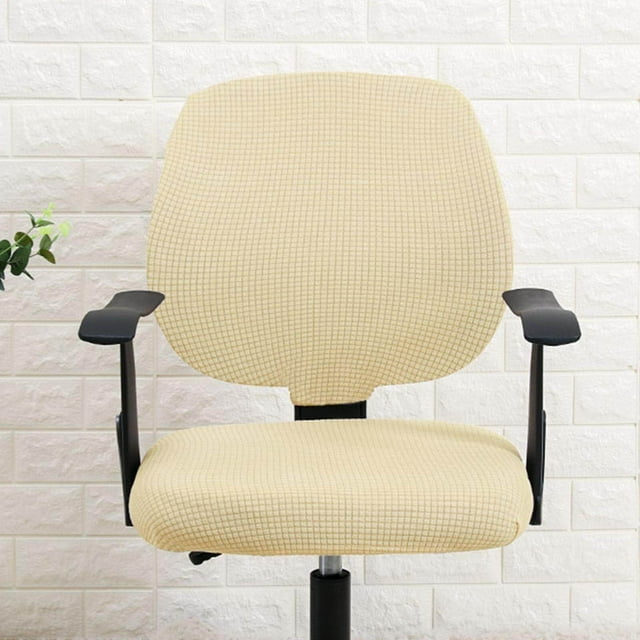 Office Computer Chair Stretchable Rotating Chair Seat covers office Covers Beige