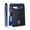 Blue, variant on HuiXinOu Men's Slim Leather Wallet, Bifold Money Clip Wallet with 12 Card Slots and ID Window, RFID Blocking Thin Minimalist Credit Card Holder, Perfect Gift for Him