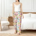 thumbnail image 6 of Lsque Colorful Donuts Print Women's Pajama Pants, Lounge Pant - Comfortable Home Wear,Elastic Waistband, Stylish Design-Medium, 6 of 9