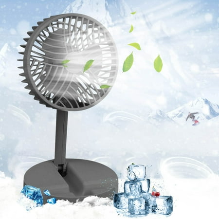 

Rkxzt Clearance Sale Battery Operated Portable Foldable Standing Fan Rechargeable USB Personal Floor Fan with Adjustment Height