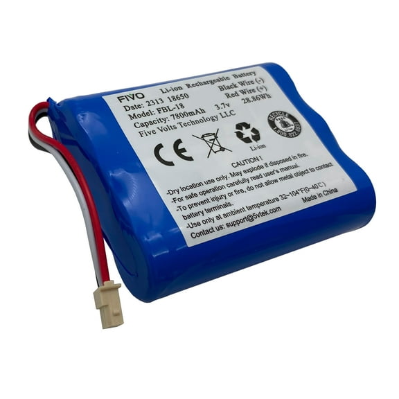 Battery 300-10186 for ADT Command Smart Security Panel Honeywell ADT Home Security Panel 7800mAh 3.7V/4.2V 28.86Wh